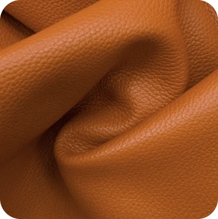 Grained leather